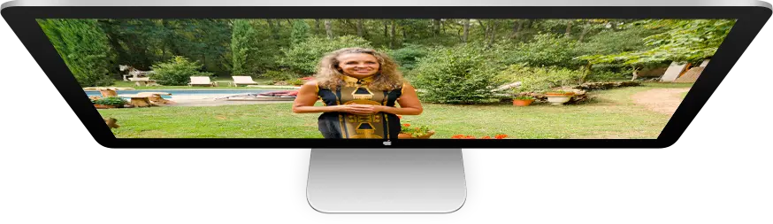 Image Ecran Mac avec photo Chrystelle Cablan